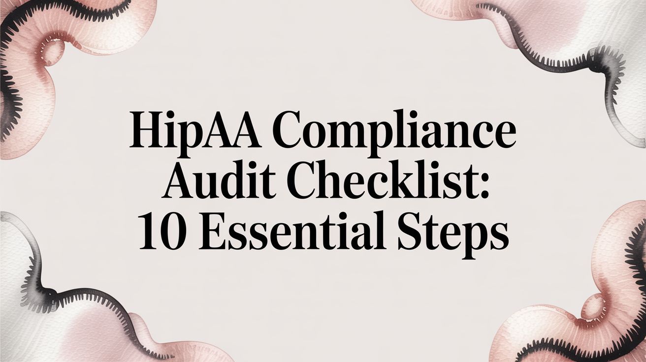hipaa compliance audit checklist: 10 essential steps