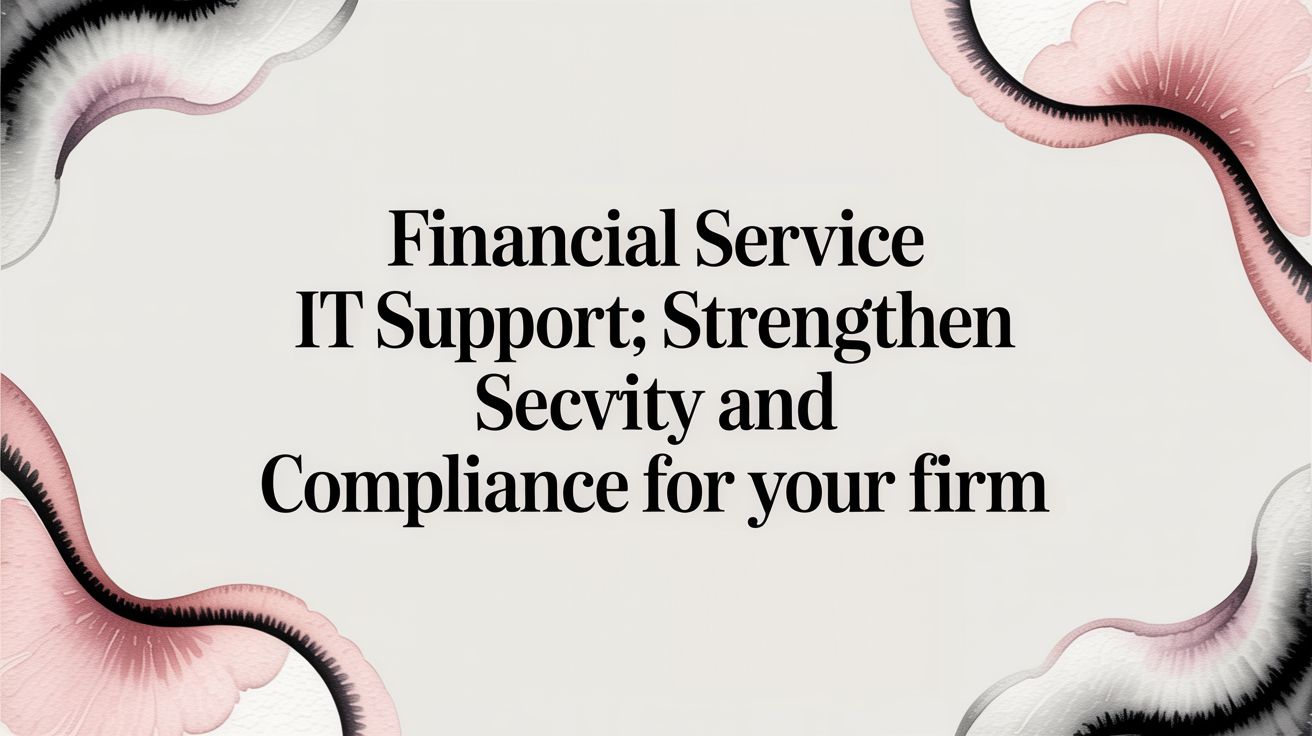 Financial service it support security compliance
