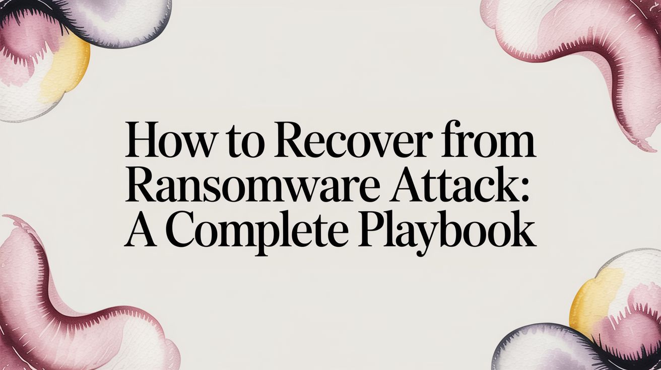 How to recover from ransomware attack title card