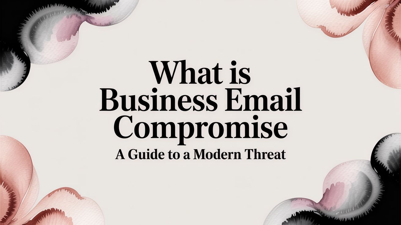 What is business email compromise title slide